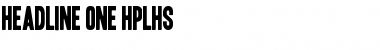 Download Headline One Font Download Headline One Font