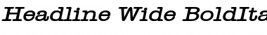 Download Headline Wide Font