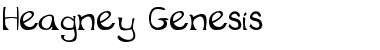 Download Heagney-Genesis Font Download Heagney-Genesis Font