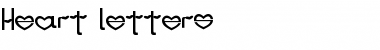 Download Heart Letters Font Download Heart Letters Font