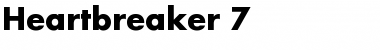 Download Heartbreaker 7 Font Download Heartbreaker 7 Font