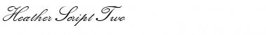 Download Heather Script Two Font Download Heather Script Two Font