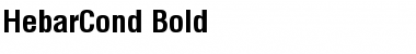 Download HebarCond Bold Font