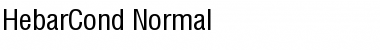 Download HebarCond Normal Font
