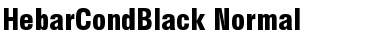 Download HebarCondBlack Normal Font