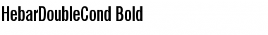 Download HebarDoubleCond Bold Font