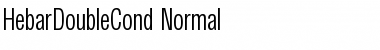 Download HebarDoubleCond Normal Font