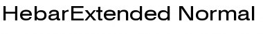 Download HebarExtended Normal Font