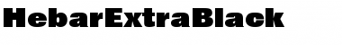 Download HebarExtraBlack Font