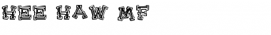 Download Hee Haw MF Regular Font