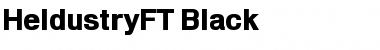 Download HeldustryFT Black Regular Font