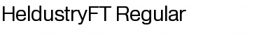 Download HeldustryFT Regular Font