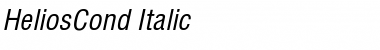 Download HeliosCond Italic Font