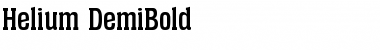 Download Helium-DemiBold Regular Font