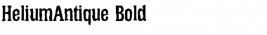 Download HeliumAntique Bold Font