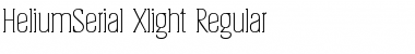 Download HeliumSerial-Xlight Regular Font