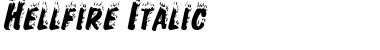 Download Hellfire Italic Font