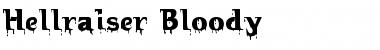 Download Hellraiser Bloody Regular Font