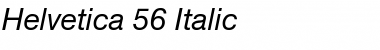 Download Helvetica 55 Roman Italic Font