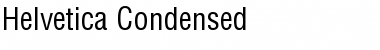 Download Helvetica Condensed Regular Font