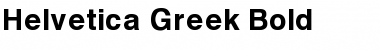 Download HelveticaGreek Upright Bold Font