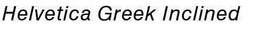 Download HelveticaGreek Upright Italic Font
