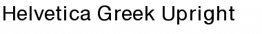 Download HelveticaGreek Upright Regular Font