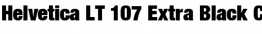 Download HelveticaNeue LT 107 XBlkCn Regular Font