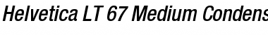 Download HelveticaNeue LT 67 MdCnObl Regular Font