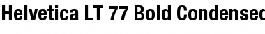 Download HelveticaNeue LT 77 BdCn Regular Font