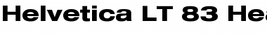 Download HelveticaNeue LT 63 MdEx Heavy Font