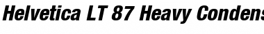 Download HelveticaNeue LT 67 MdCn HeavyOblique Font