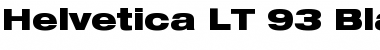 Download HelveticaNeue LT 93 BlackEx Regular Font