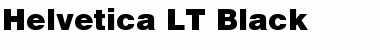 Download Helvetica LT Black Regular Font