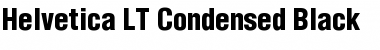 Download Helvetica LT CondensedBlack Regular Font