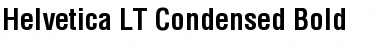 Download Helvetica LT Condensed Bold Font