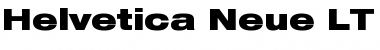 Download Helvetica Neue LT Com 93 Black Extended Font