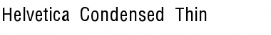 Download Helvetica-Condensed-Thin Regular Font