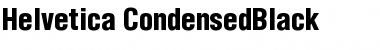 Download Helvetica-CondensedBlack Black Font