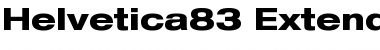 Download Helvetica83-ExtendedHeavy Heavy Font