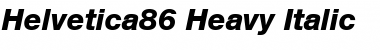 Download Helvetica86-Heavy HeavyItalic Font