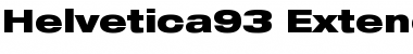 Download Helvetica93-ExtendedBlack Font