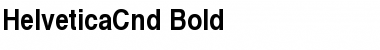 Download HelveticaCnd-Bold Regular Font