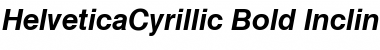 Download HelveticaCyrillic BoldItalic Font