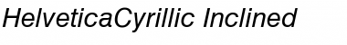 Download HelveticaCyrillic RomanItalic Font
