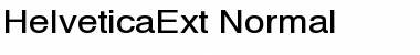 Download HelveticaExt-Normal Regular Font