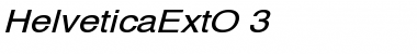 Download HelveticaExtO 3 Font