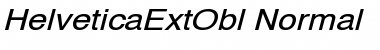 Download HelveticaExtObl-Normal Regular Font