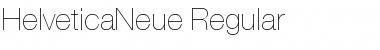 Download HelveticaNeue Regular Font