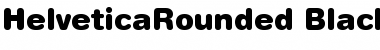 Download HelveticaRounded-Black Black Font